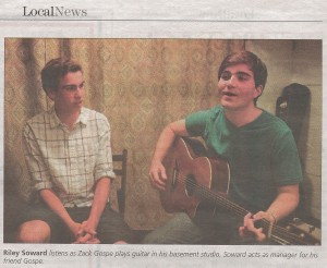 Riley Soward and Zach Gospe in the Mountain View  Voice, 7/3/2014