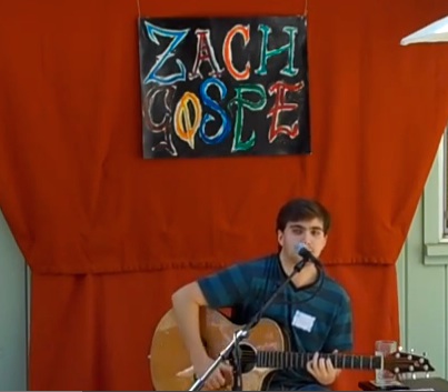 Zach Gospe performing "Isabelle"